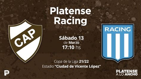 Platense Vs Racing Fecha 5 Copa De La Liga Profesional 2021 Relato Y Comentario Youtube