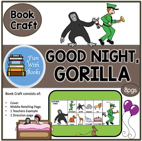 Good Night Gorilla Book Craft Book Units By Lynn