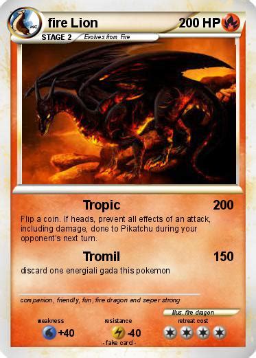 Pokémon fire Lion 23 23 - Tropic - My Pokemon Card