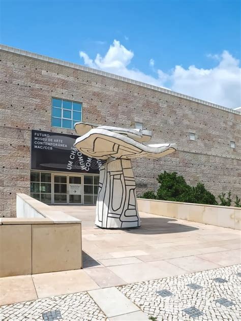 Modern Building Of Centro Cultural In Belem With Museum Colecao Berardo