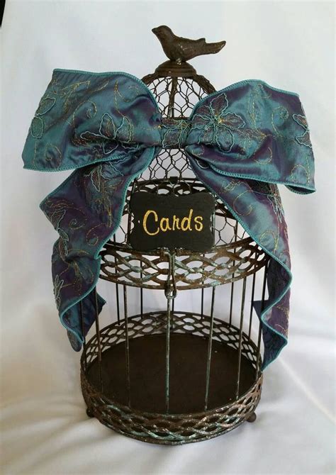 Large Wedding Birdcage Card Holder Wedding Card Box Wedding Card