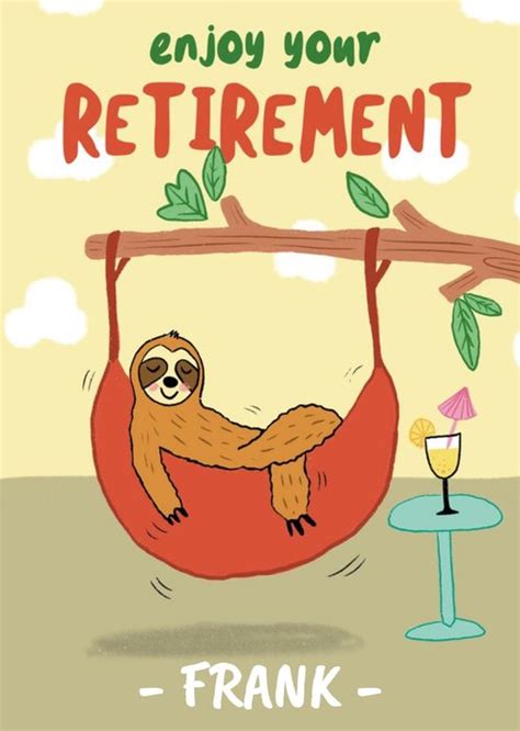 Enjoy Your Retirement Card Moonpig