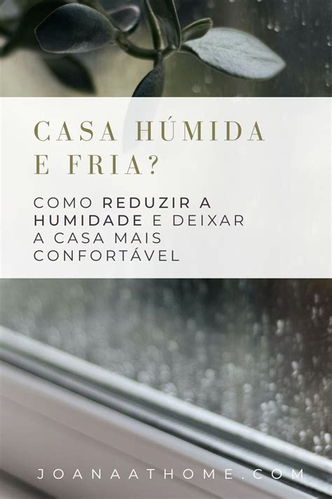 Casa H Mida E Fria Como Reduzir A Humidade E Deixar A Casa Mais