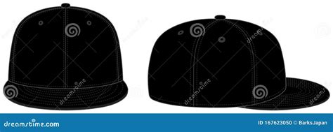 Baseball Cap Template Vector Illustration Stock Vector Illustration Of Accessory Design