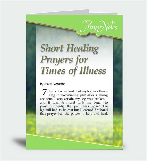 Short Healing Prayers for Times of Illness | CareNotes