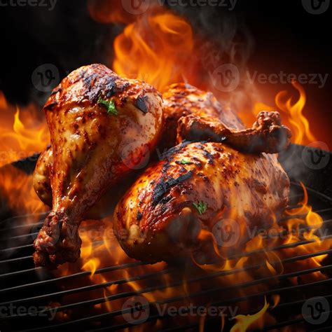 Grilled Chicken Ai Generated Images 17215514 Stock Photo At Vecteezy