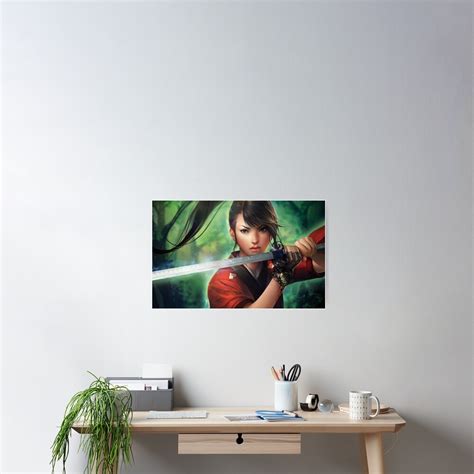 Japanisches Anime Hentai Japan Popkultur Manga Zeichnung Comic Mädchen Kriegerin Warrior