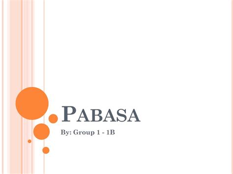 PPT - Pabasa PowerPoint Presentation, free download - ID:1915911