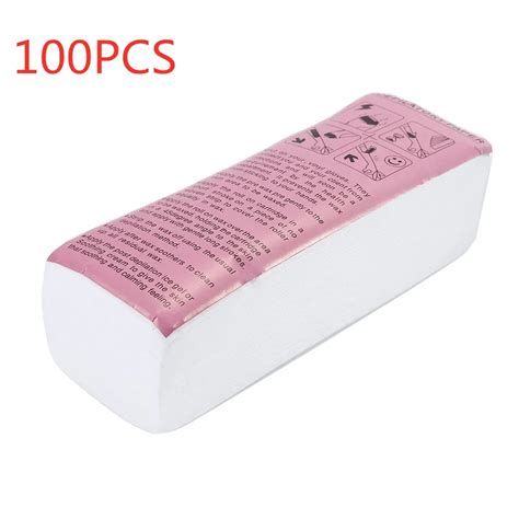 100pcs Lot Non Woven Epilator Wax Strip Body Cloth Hair Remove Wax