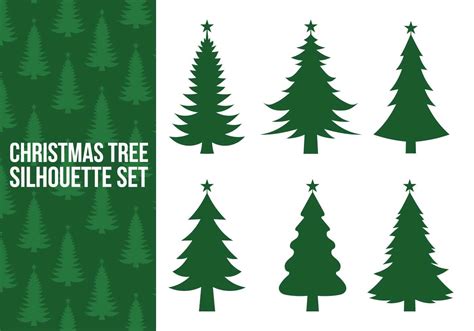 Christmas Tree Silhouette Vectors 98450 Vector Art At Vecteezy