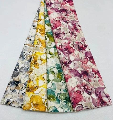 140GSM Floral Printed Rayon Fabric At Rs 55 Meter Printed Rayon