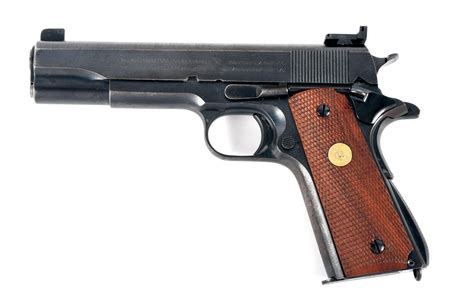 C COLT MODEL 1911A1 NATIONAL MATCH SEMI AUTOMATIC PISTOL Auctions