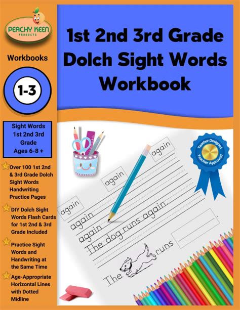 Buy 1st 2nd 3rd Grade Dolch Words Workbook Over 100 1st 2nd 3rd Grade