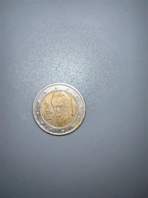 Piece Rare Euro Bertha Von Suttner Autriche Eur