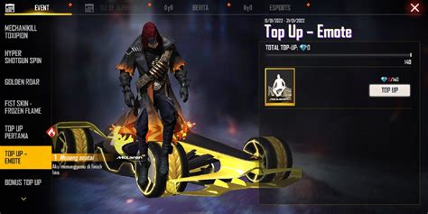 Cara Mendapatkan Emote Menang Santai Free Fire FF Esportsku