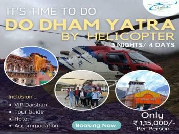 Char Dham Yatra By Helicopter Holiday Packages To Dehradun