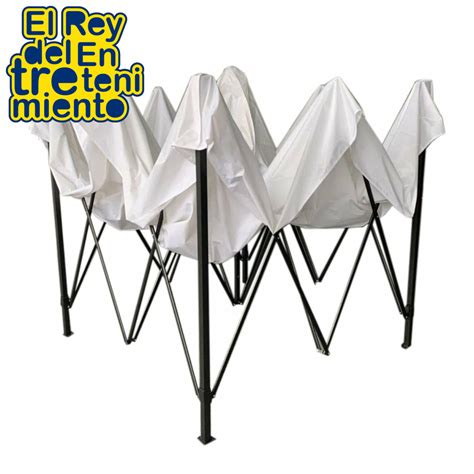 Gazebo Impermeable Expert Mx M Reforzado Carpa Toldo Blanco El Rey