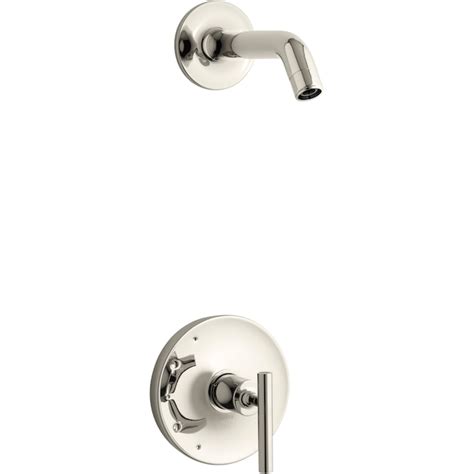 Kohler Purist Vibrant Polished Nickel 1 Handle Shower Faucet In The Shower Faucets Department At