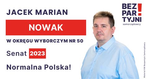 Jacek Marian Nowak Okr G Nr Senat