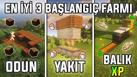 Minecraft Sahip Olman Gereken En Yi Kolay Ba Lang Farm Hayatta