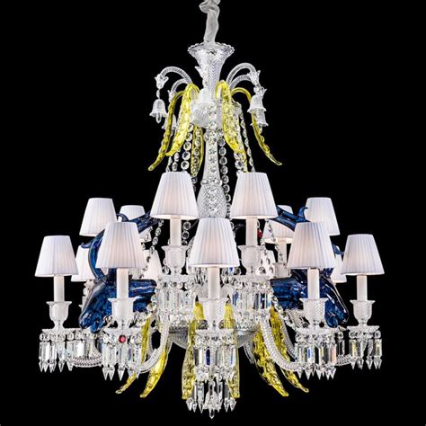 Zenith Blue Lights Baccarat Crystal Chandelier Minghin Lighting