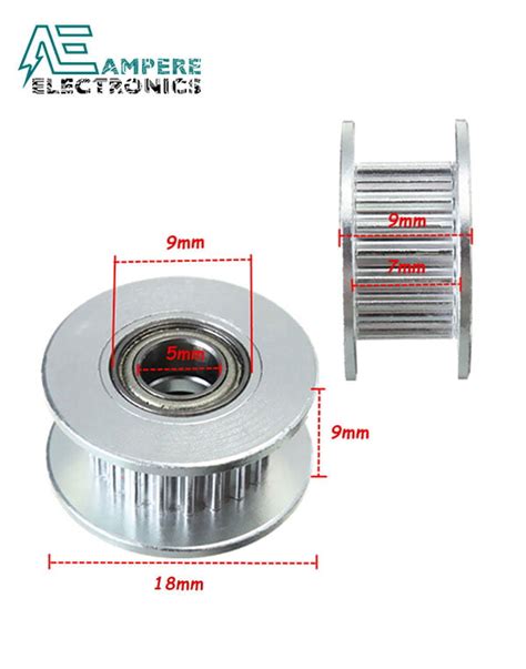 20Teeth GT2 Idler Pulley 5mm Bore Ampere Electronics