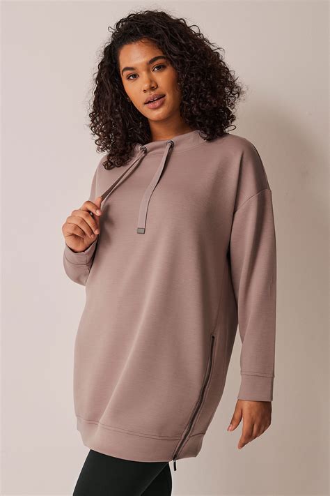 Evans Plus Size Dusty Pink Sweatshirt Evans