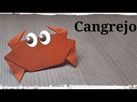 Cangrejo De Papel Origami YouTube