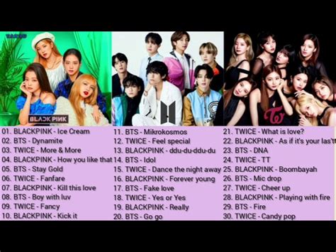 Descubrir 72 Imagen Bts Blackpink Twice Playlist Viaterra Mx