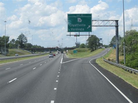 Georgia Interstate 75 Northbound Cross Country Roads