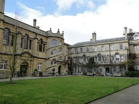 Hertford College Oxford On Left Hall And Porters Lodge By T G