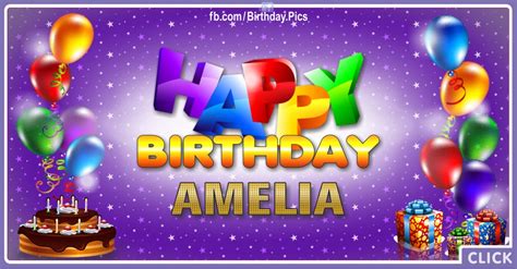 Happy Birthday Amelia