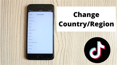 How To Change Tik Tok Region Country Location Change Country In