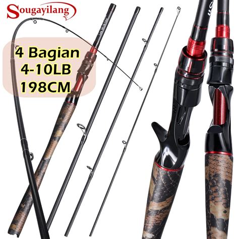 Jual Sougayilang 180cm 198cm 210cm Joran Pancing 4 Bagian 4 10LB Carbon