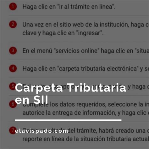 C Mo Obtener La Carpeta Tributaria En Sii Tipos De Carpeta Tributaria