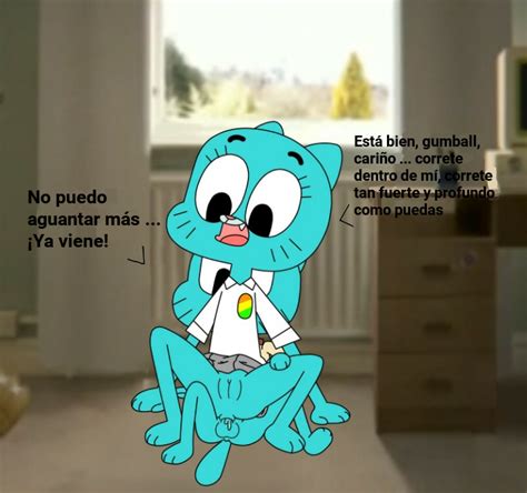 Rule 34 Anal Anal Sex Anthro Gumball Watterson Incest Nicole Watterson Room Skirt The Amazing