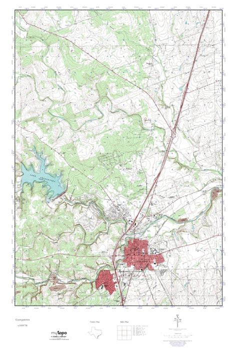 Georgetown Texas Map | Printable Maps