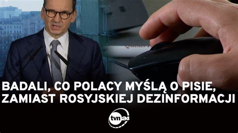 BADALI CO POLACY MYŚLĄ O PISIE ZAMIAST ROSYJSKIEJ DEZINFORMACJI YouTube