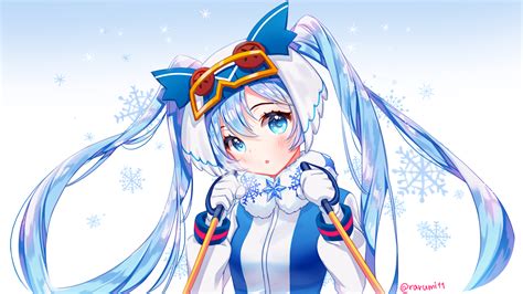 【ユニーク】 Snow Miku 2017 Wallpaper