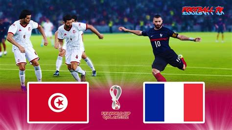 Pes 2021 Tunisia Vs France Fifa World Cup 2022 Gameplay Pc Youtube