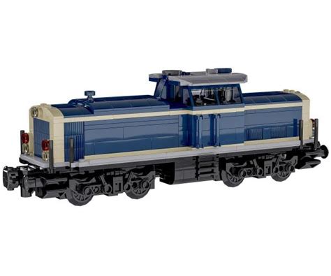 Bluebrixx Specials Locomotive V Dark Blue W