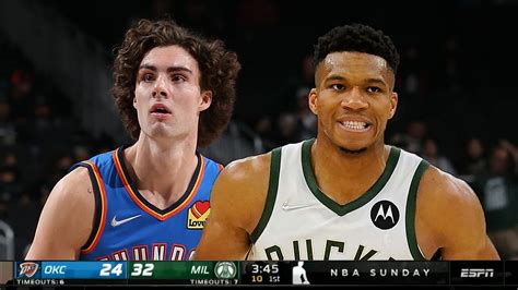 Oklahoma City Thunder Vs Milwaukee Bucks Full Game Highlights