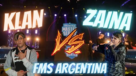 Zaina Gano Bien Zaina Vs Klan Fms Argentina Jornada Temporada