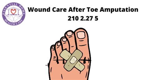 wound care  toe amputation
