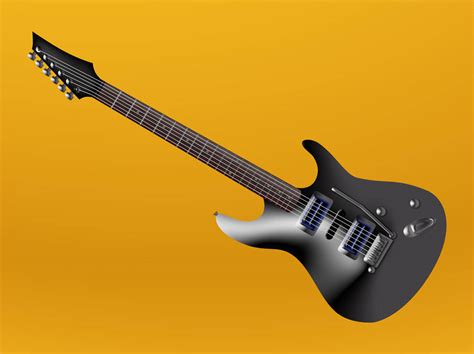 Ibanez Electric Guitar Vector Art Graphics Freevector