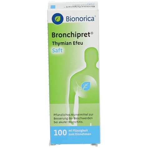 Bronchipret Thymian Efeu Ml Shop Apotheke At