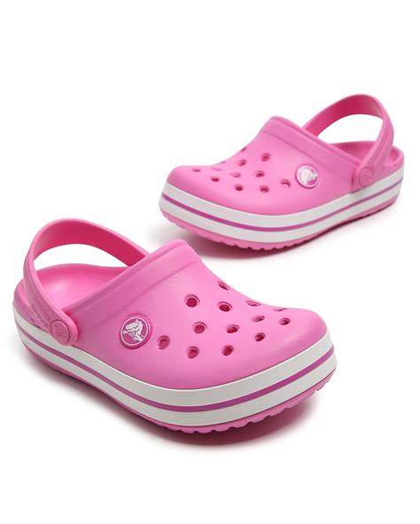 Riachuelo Sandália Clog Infantil Crocband Crocs Rosa Chiclete