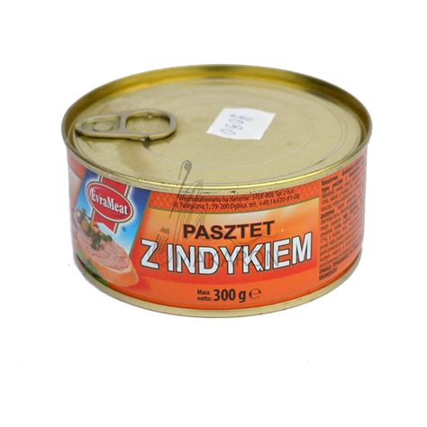 Паштет с индюшатины Evra Meat Pasztet z indykiem 300г купить Мясные