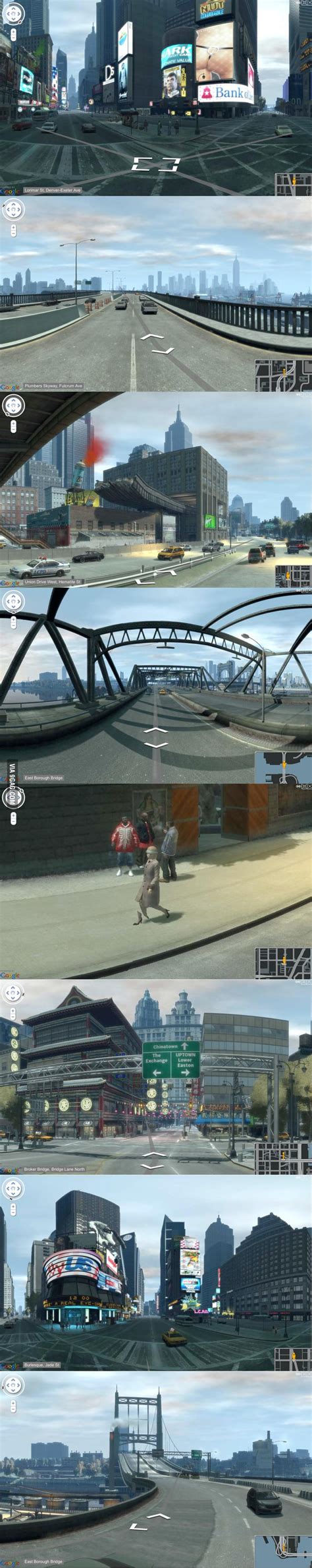 GTA IV Streetview 9GAG