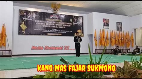 Kang Mas Fajar Sukmono Solospel TK II YouTube